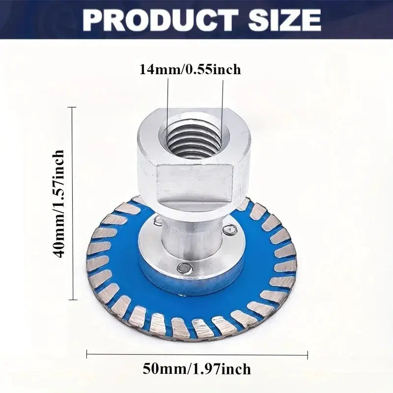 1 PC M14 Flange Diamond Cutting Disc 75mm 50mm 2 Inch Detachable Mini Carving Tool Blade for Granite Marble Tiles Stone Cutting by All Mart Bristol Ltd