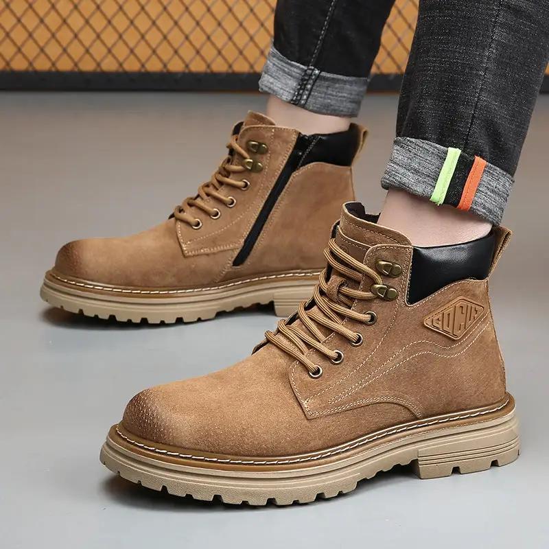 British Retro Desert Boots For Men by Dropshipman