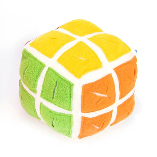 Pet Rubik's Cube Sniffing Toy Difficult Rubik's Cube Snuffle Toy Cat Dog Puzzle Hidden Food Cube Ball by Dropshipman