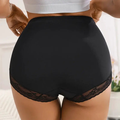WarmSteps 3PCS Women's Shaper Panties High-Waist Lace Sexy Lingerie Abdominal Tightener Female Briefs Fishbone Waist SlimmingHot by All Mart Bristol Ltd