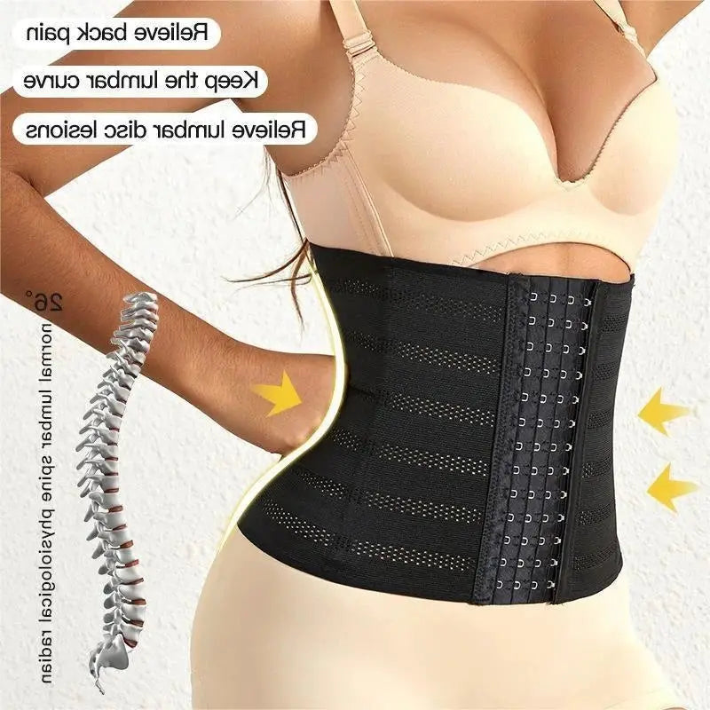 Abdominal Belt for Women Sports Shaper Waist Slimming Belly Reducing Waist Support Body Shaping Trainer Waist Cincher by All Mart Bristol Ltd