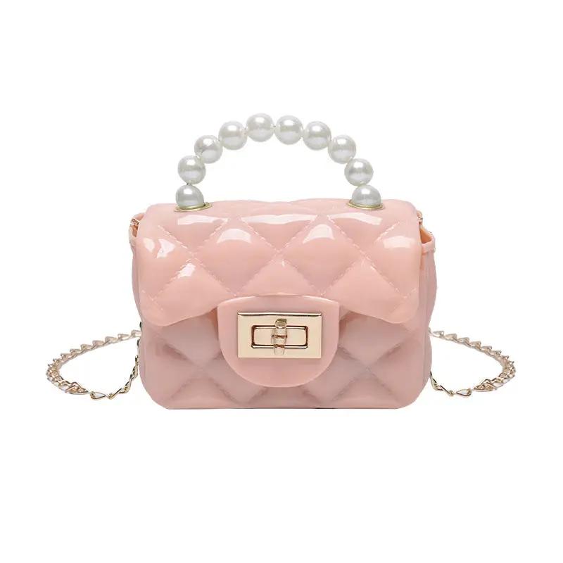 Pearl Hand One-shoulder Crossbody Chain Children's Bags by Dropshipman