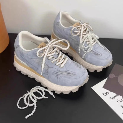 Niche Height Increasing Insole Cortez Platform Shoes by Dropshipman