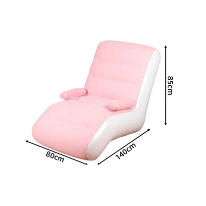 Inflatable Lounger Sofa with Storage Bag for Living Room And Bedroom Lazy Sofa Compact Foldable Seat Cushion by All Mart Bristol Ltd