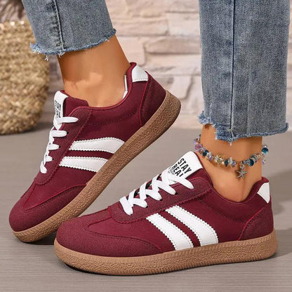 Fashionable Casual White Sneakers For Women by Dropshipman
