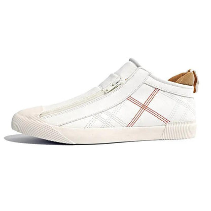 Leather Shoes Breathable Casual Fashion Low-top Sneakers by Dropshipman