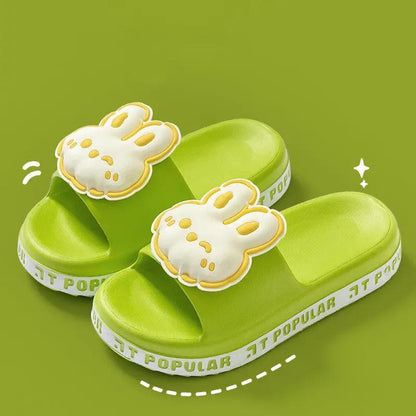 Cute Rabbit Slippers For Women Summer Fashion Letter Garden Shoes Indoor Anti-Slip Floor Bathroom Bathing Home Slipper by Dropshipman