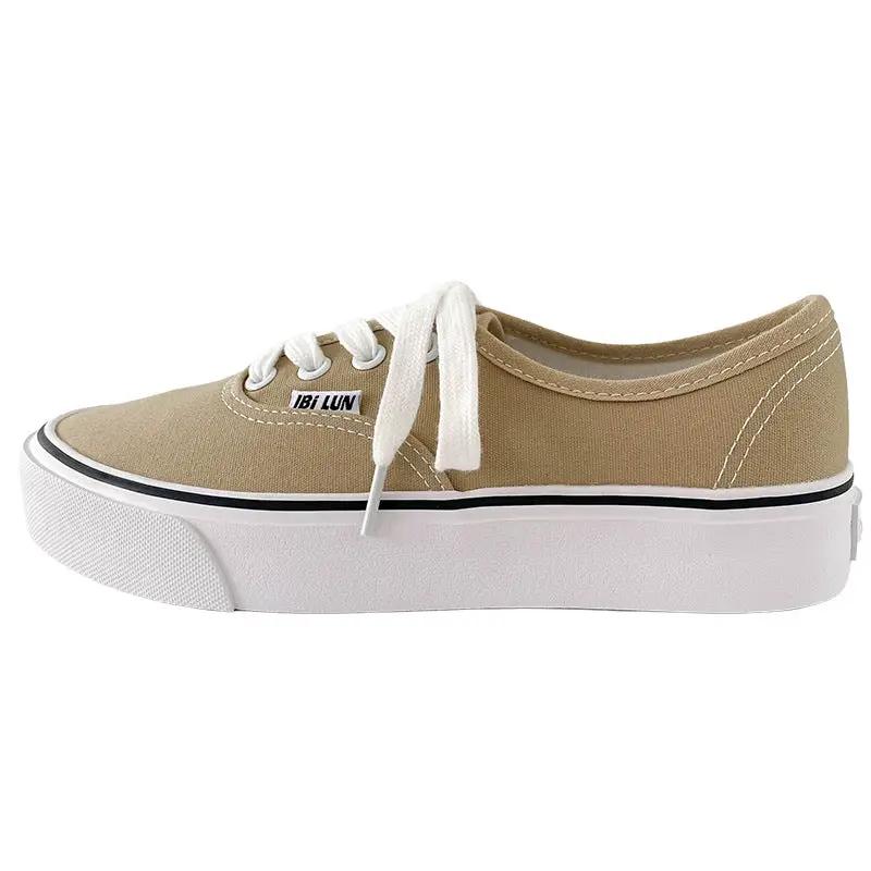 Flat-bottomed Retro Hong Kong-style Instagram-style Sneakers For Students by Dropshipman