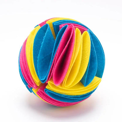 Foldable Dog Snuffle Ball Dog Training Toys Increase IQ Pet Cat Training Games Feeding Intelligence Toy by Dropshipman