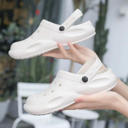 EVA Hole Shoes Beach Casual Baotou Sandals Non-slip Garden Clogs Shoes by Dropshipman