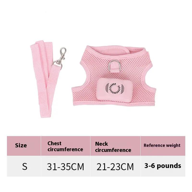 Pets Dog Vest Chest Strap Harness Air Conditioner Cooling And Breathable With Air Conditioner Pet Products by Dropshipman