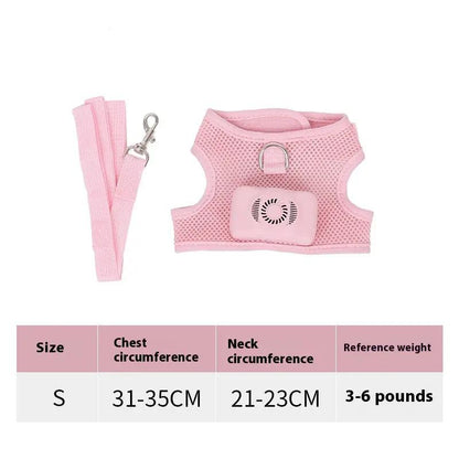 Pets Dog Vest Chest Strap Harness Air Conditioner Cooling And Breathable With Air Conditioner Pet Products by Dropshipman