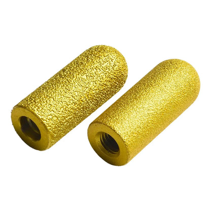 M10 Diamond Brazed Backwater Grinding Wheel Finger Bit Milling Cutter Trimming Abrasive Round Head for Dressing Quartz Stone by All Mart Bristol Ltd