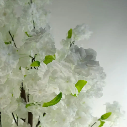 150cm Artificial White Cherry Blossom Tree by Leaf
