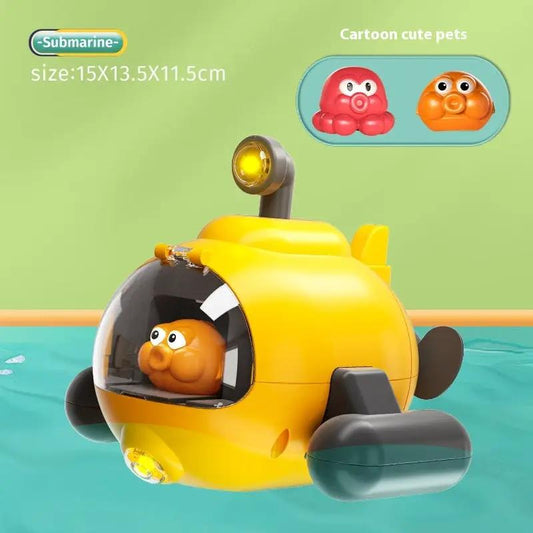 Water Toys Luminous Catapult Submarine Bath Toys by Dropshipman