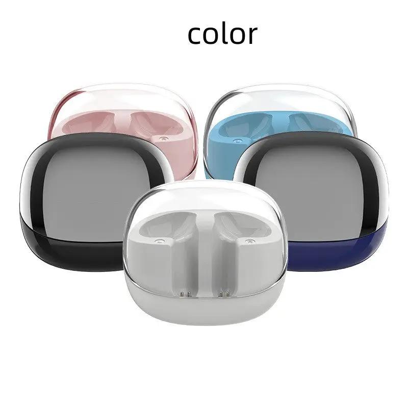 Wireless Bluetooth-compatible Headset Transparent Mini Bin by Dropshipman