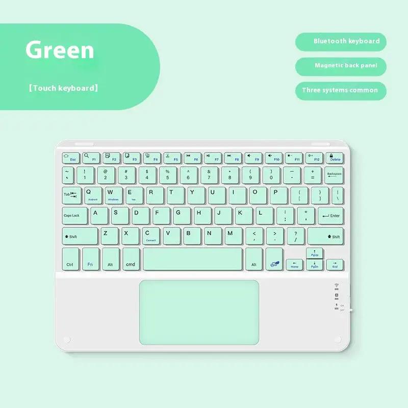 Bluetooth Keyboard With Touch For Mobile Phone Tablet Wireless Rechargeable by Dropshipman