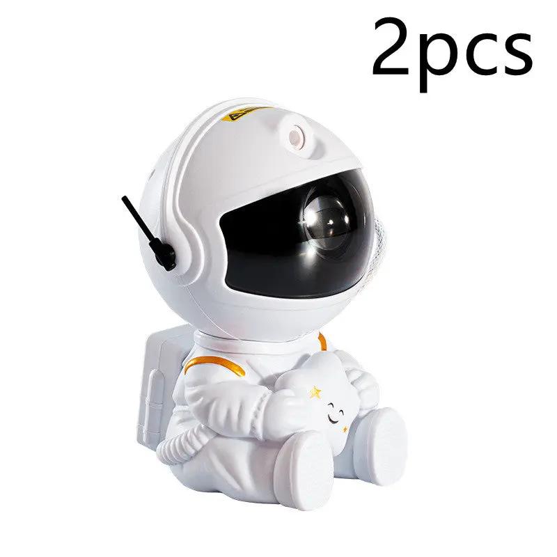 Mini Version Of Astronaut Star Projection Lamp Creative Gift Atmosphere Decorative Lamp Colorful Flowing Starry Night Light by Dropshipman
