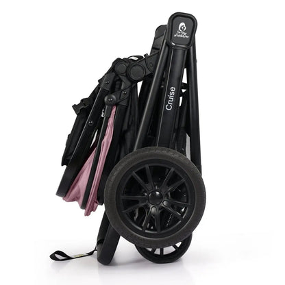 For Your Little One Cruise 3 In 1 Travel System With Car Seat - Blush Rose (Free Cupholder And Seat Liner Included!) by For Your Little One