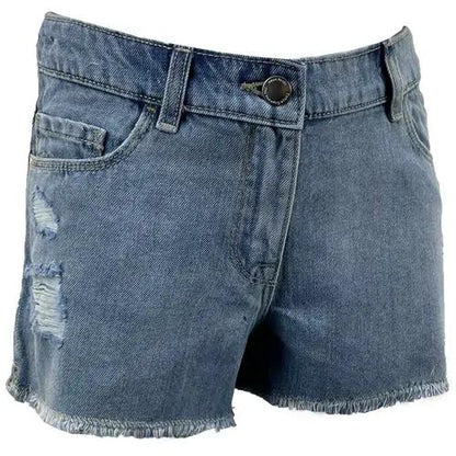 Girls Distressed Ripped Denim Shorts by Ek Wholesale