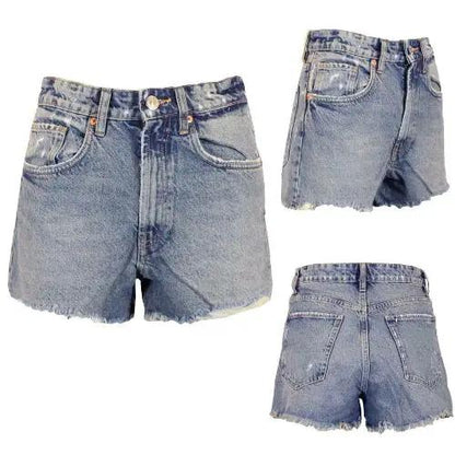 Womens Denim Shorts Hot Pants by Ek Wholesale