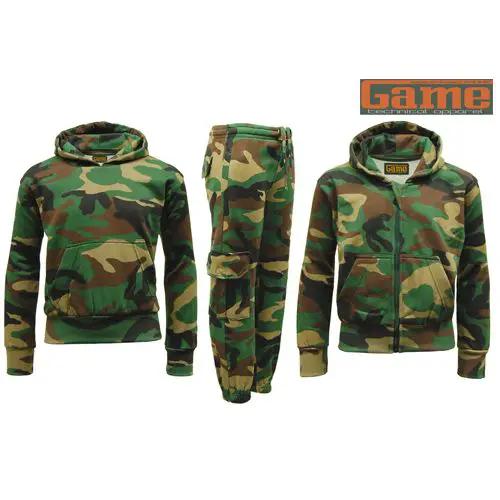 Children's Game Woodland Camouflage Tracksuit by Game Technical Apparel