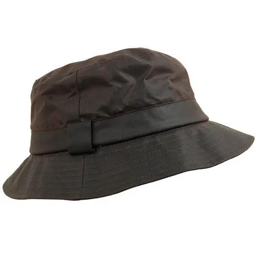 Wax Cotton Bush Hat by Unbranded