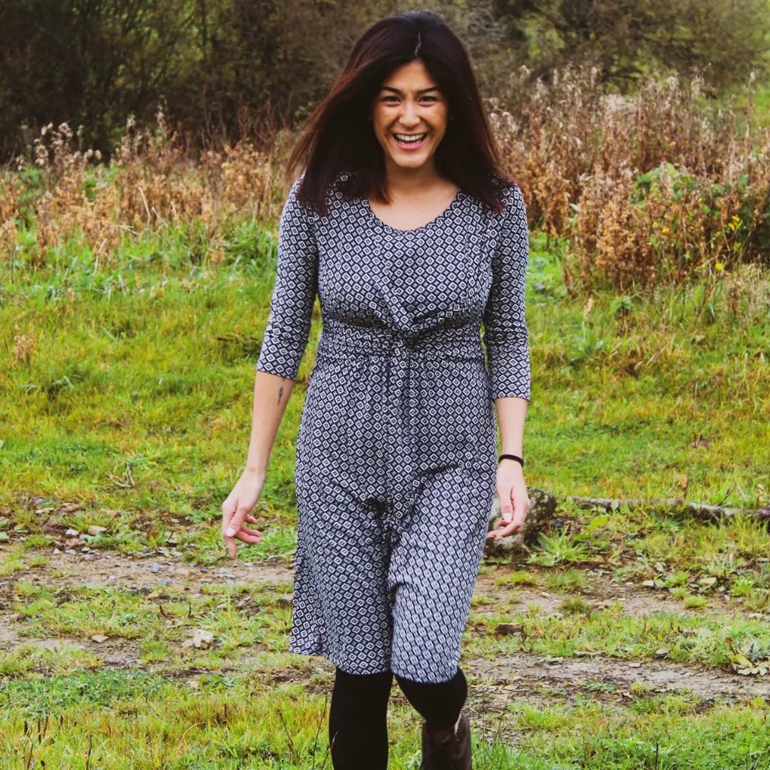 Gina Geo Breastfeeding Dress by Stylish Mum