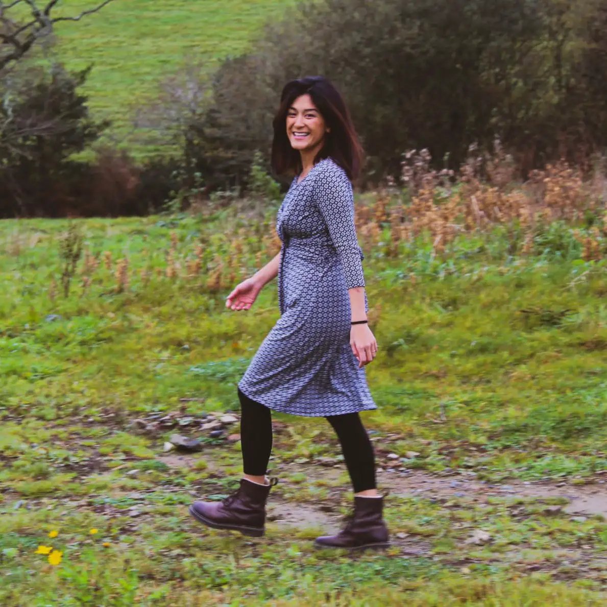 Gina Geo Breastfeeding Dress by Stylish Mum