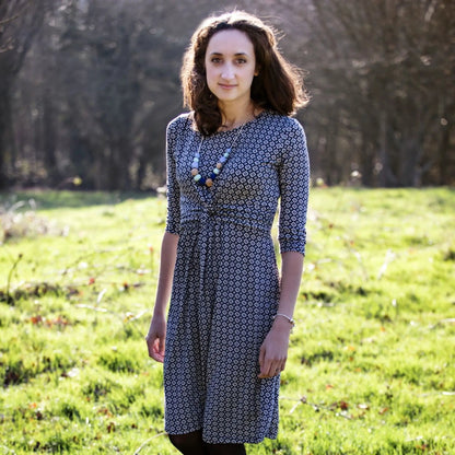 Gina Geo Breastfeeding Dress by Stylish Mum