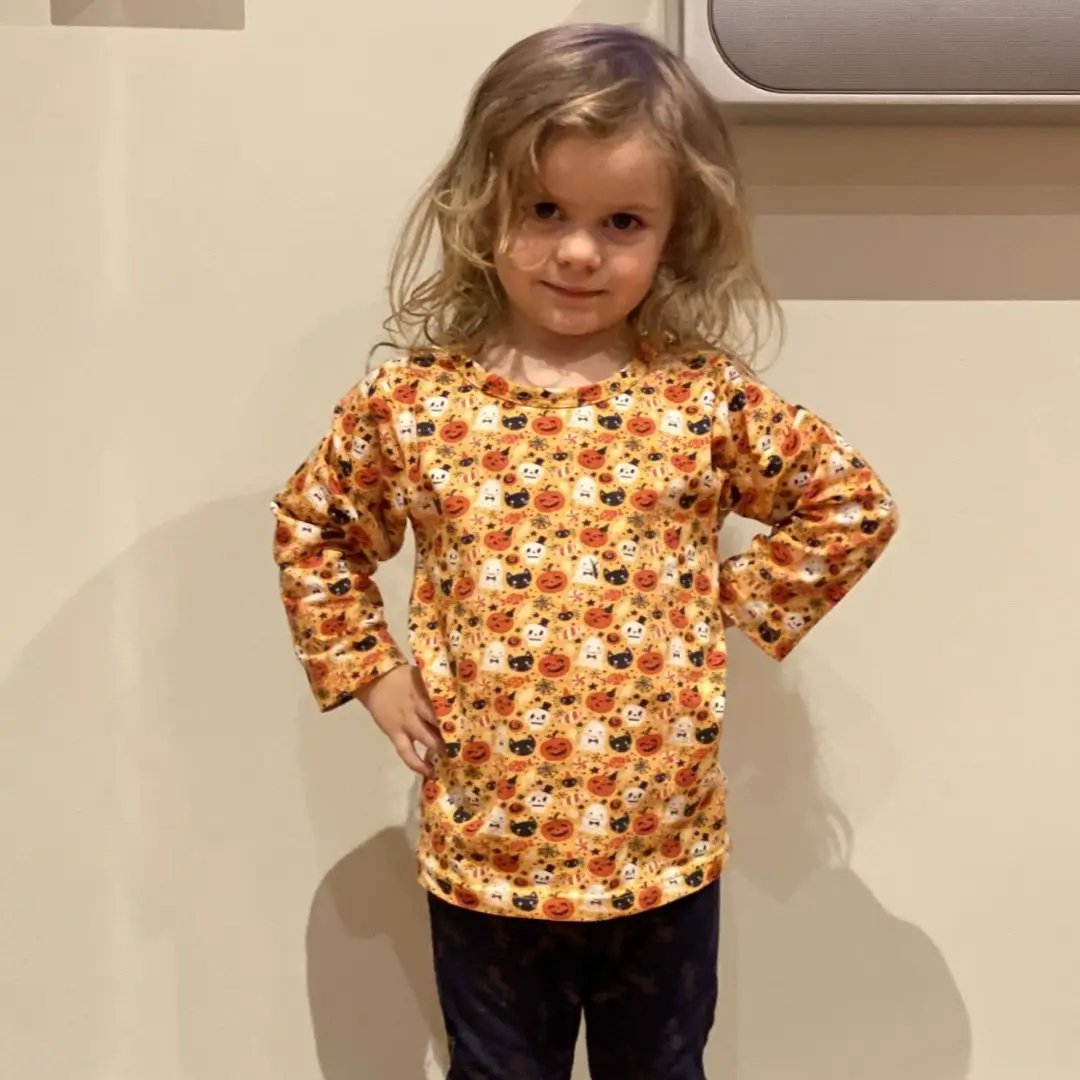 Spooky Kid Top by Stylish Mum