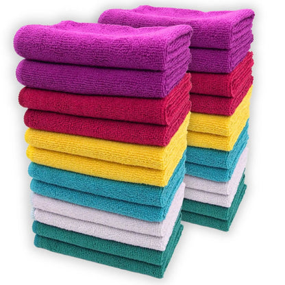 IGADCloth Set of Modern Multicolor Microfiber cloths 40x30cm 250 gsm by IGADCloth