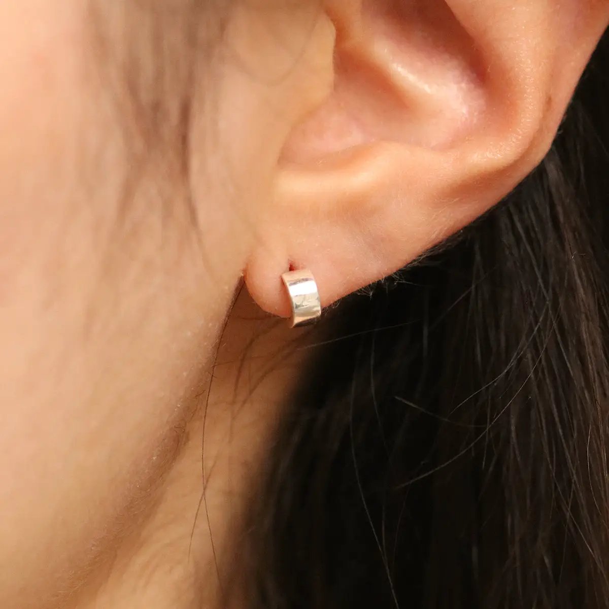 Bold Semi-Hoop Earrings by Nabi London
