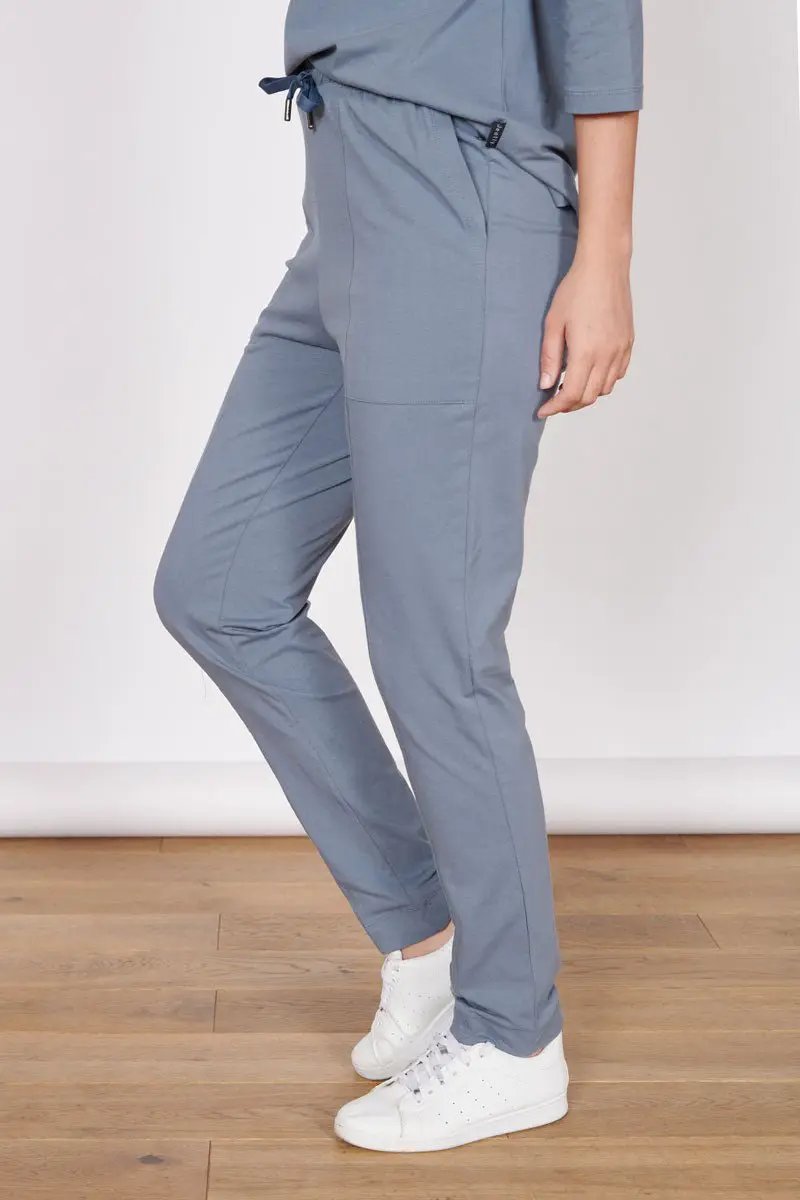 Faith Blue Loungewear Soft Touch Joggers by Jeetly.com