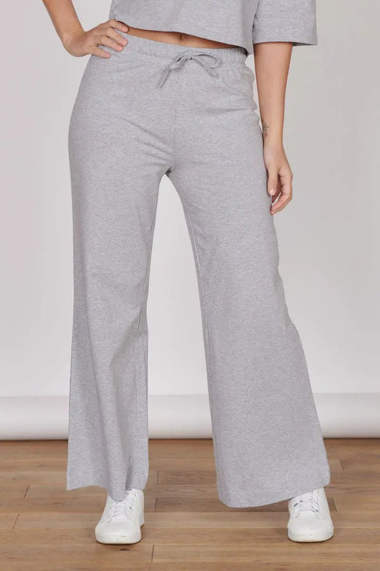 Harper Grey Marl Soft Touch Lounge Trousers by Jeetly.com