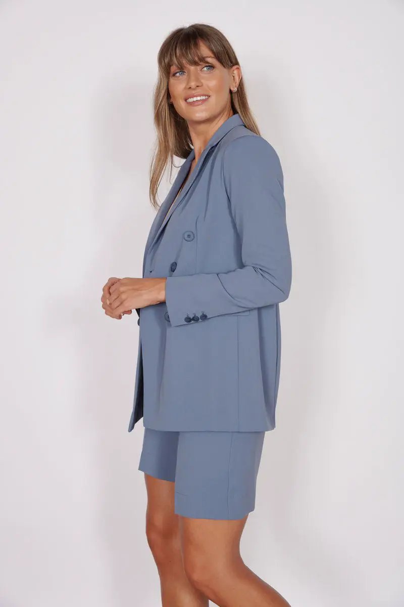 Hattie Blue Tailored Shorts by Jeetly.com