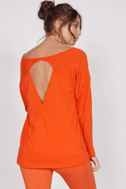 Nora Red Lightweight Training Top by Jeetly.com