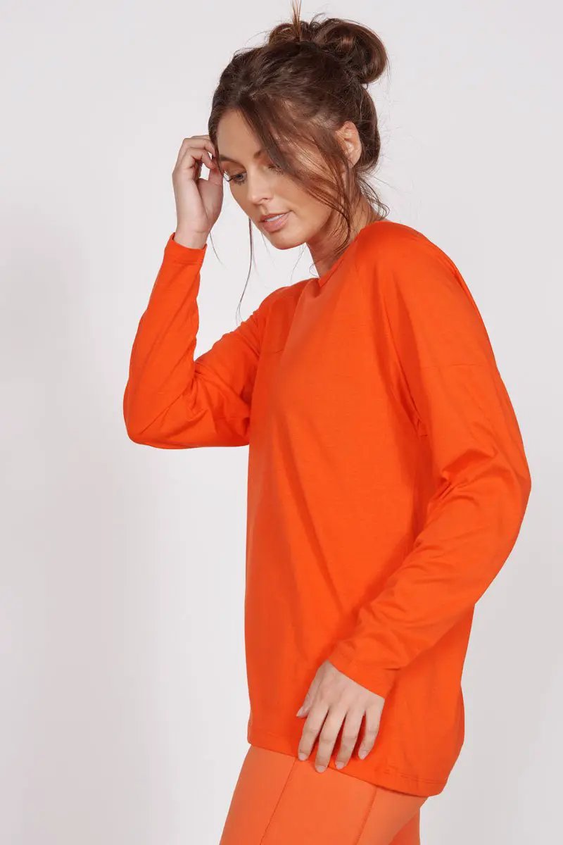 Nora Red Lightweight Training Top by Jeetly.com