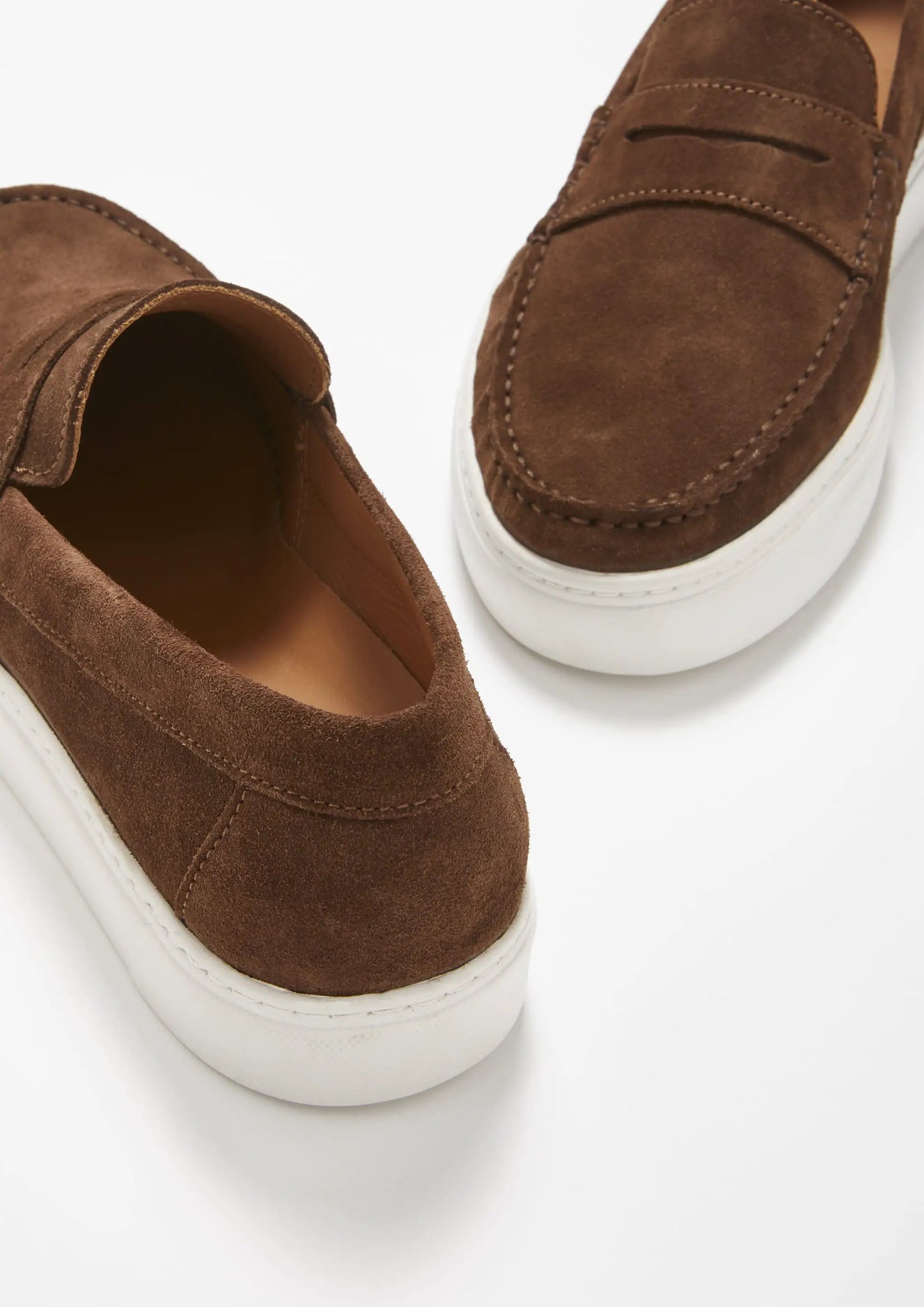 Slip-on Sneaker Loafers, brown suede by Hugs & Co.