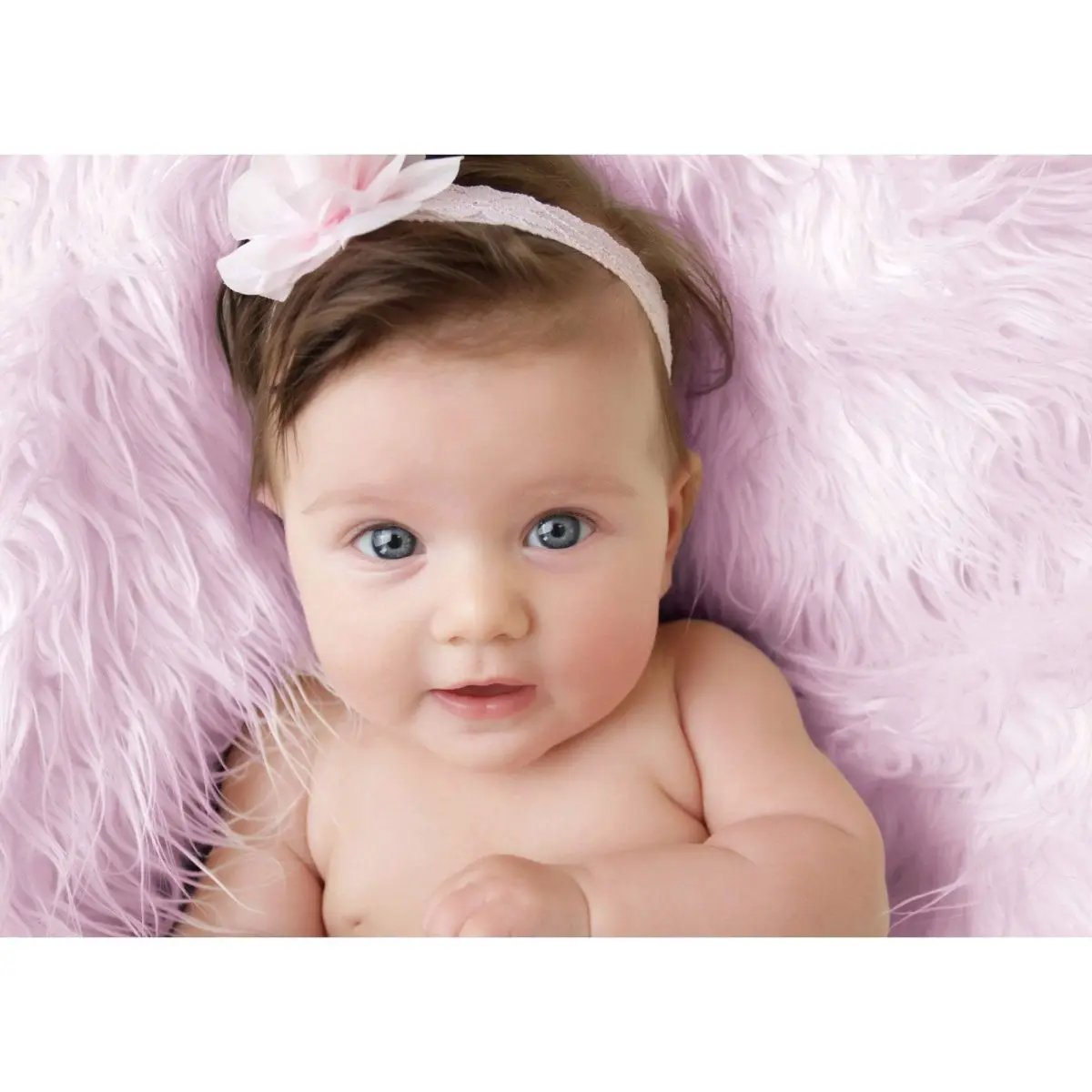 Luxury Faux Fur Baby Blanket - Pink-Clearance by For Your Little One