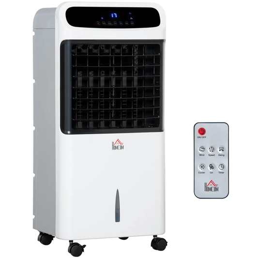 Mobile Air Cooler, Evaporative Anion Ice Cooling Fan Humidifier Unit HOMCOM by Unbranded