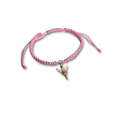 Girls Pink Fairy Friendship Bracelet by Aye Do Gifts