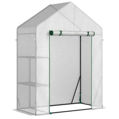 Greenhouse for Outdoor, Portable Gardening Plant Grow House w/ Shelf Outsunny by Unbranded