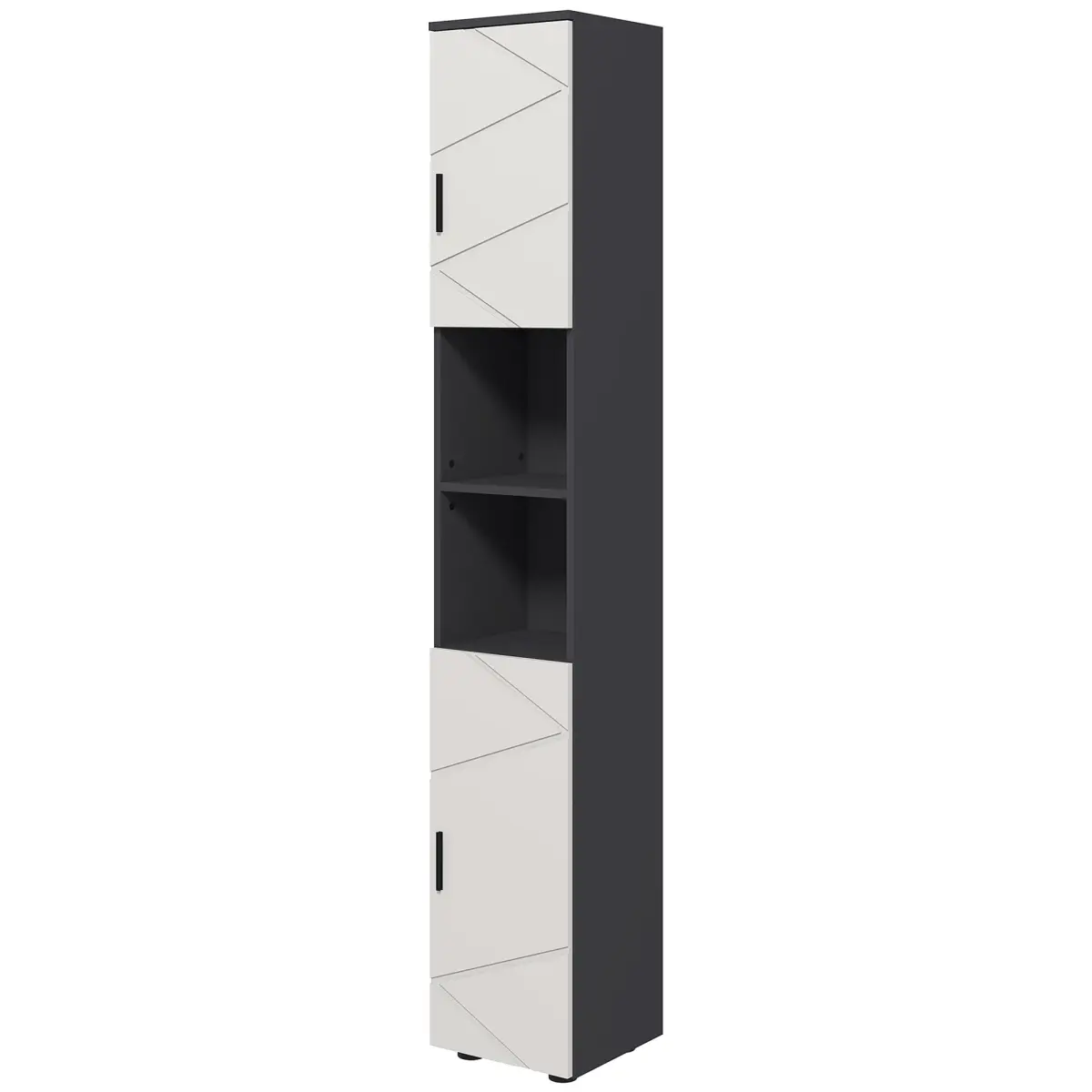 kleankin Tall Bathroom Storage Cabinet, Slim Bathroom Cabinet with Soft Close by kleankin