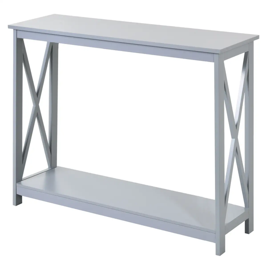 Wooden Console Table Storage Drawer Shelf Entryway Display Stand by Unbranded
