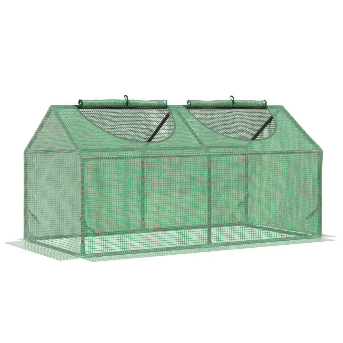 Mini Greenhouse, with Durable PE Cover, 119x60x60cm by Outsunny