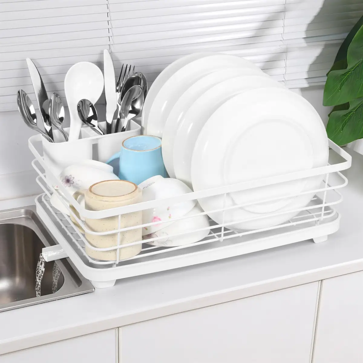 VINSANI WHITE DISH RACK 1010437 by Vinsani