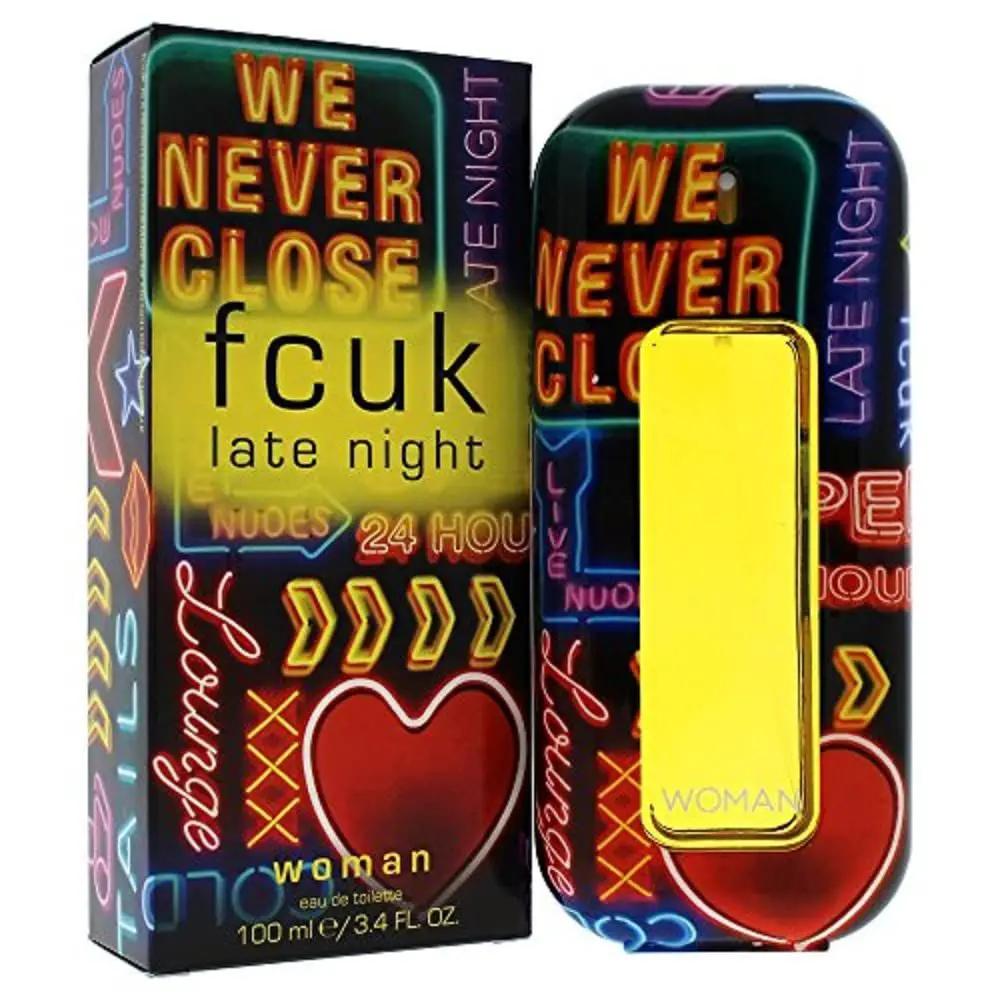 Fcuk Late Night Eau De Toilette Spray 100ml by FCUK