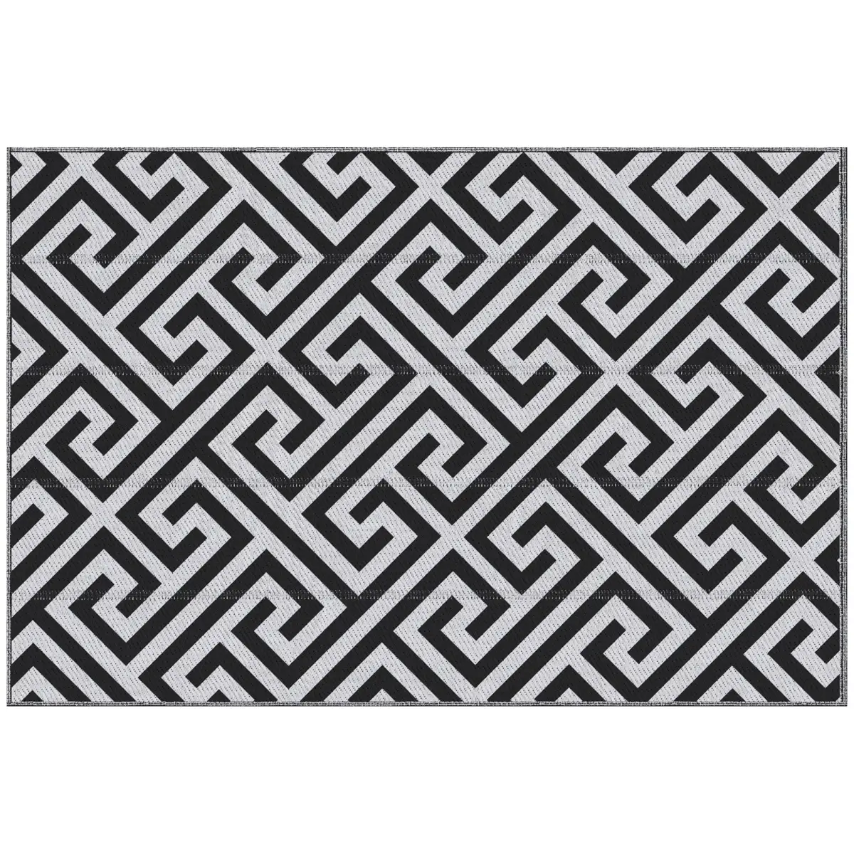 121x182cm Reversible Outdoor Rug Portable Plastic Straw RV Outsunny by Unbranded