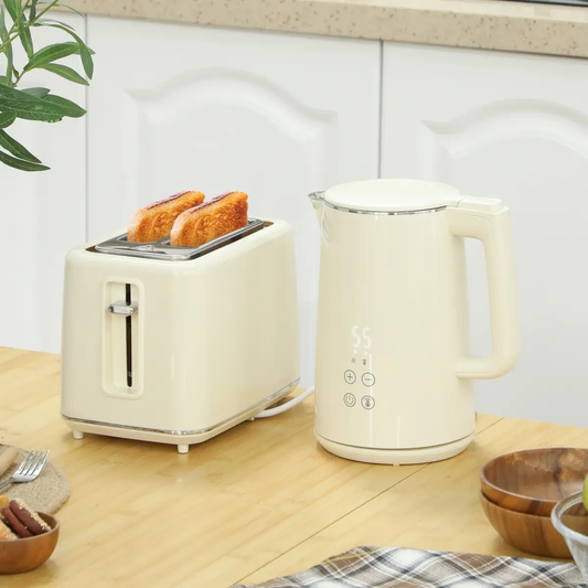 Kettle and Toaster Set by N/A